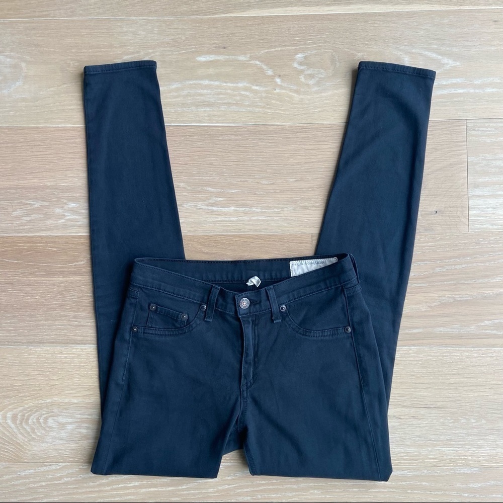 rag & bone Navy Nina Skinny Legging-Jean